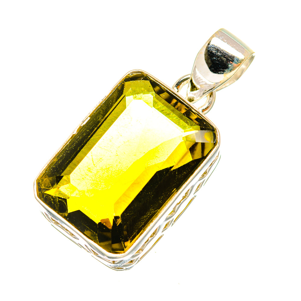 Olive Quartz Pendants handcrafted by Ana Silver Co - PD7725