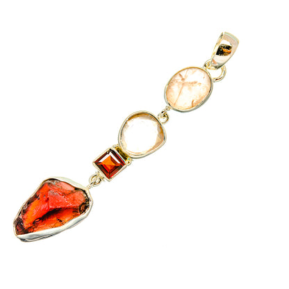 Garnet Pendants handcrafted by Ana Silver Co - PD7736