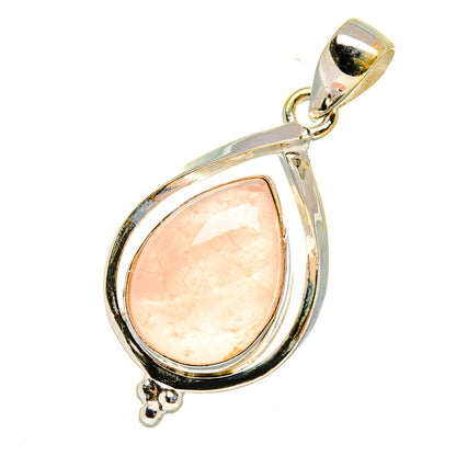 Rose Quartz Pendants handcrafted by Ana Silver Co - PD7755