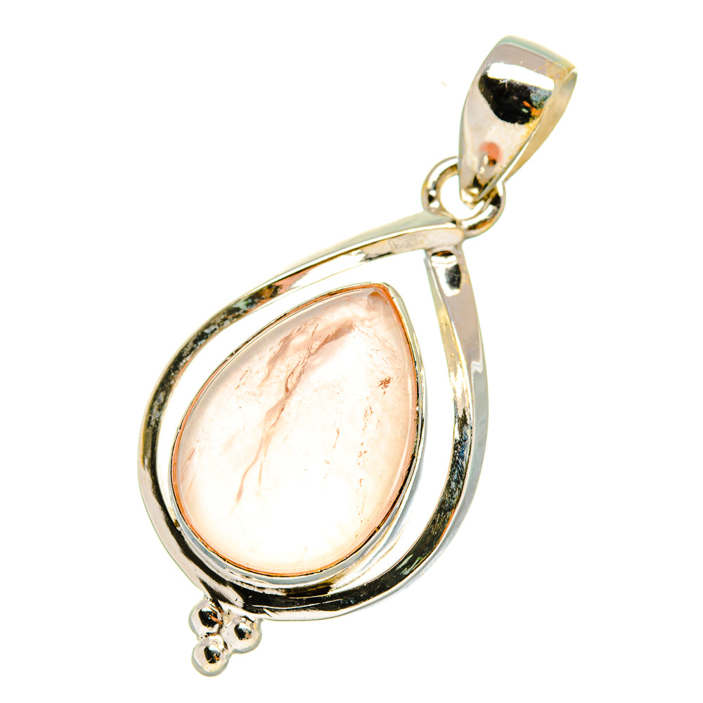 Rose Quartz Pendants handcrafted by Ana Silver Co - PD7765