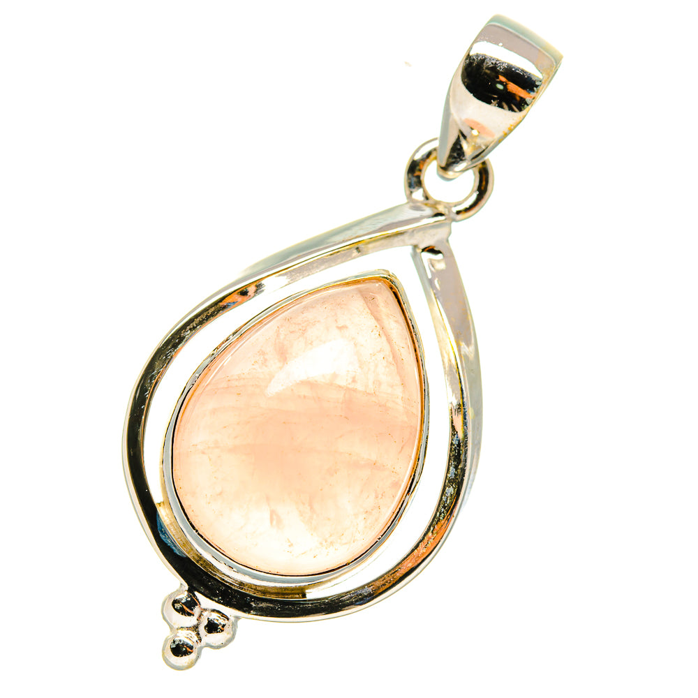 Rose Quartz Pendants handcrafted by Ana Silver Co - PD7775