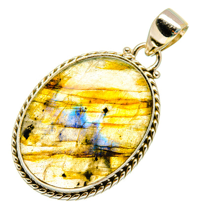 Labradorite Pendants handcrafted by Ana Silver Co - PD7798