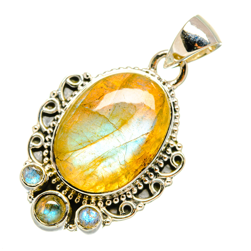 Labradorite Pendants handcrafted by Ana Silver Co - PD7802