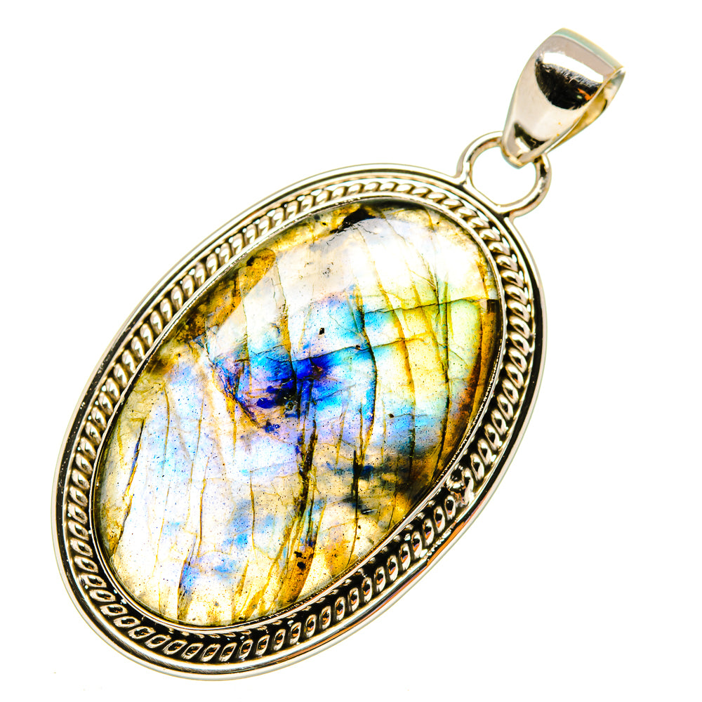 Labradorite Pendants handcrafted by Ana Silver Co - PD7804