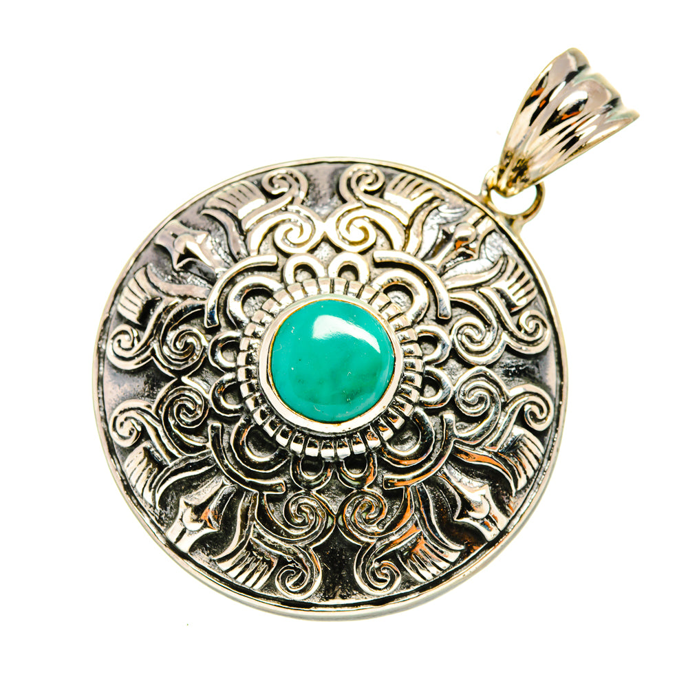 Arizona Turquoise Pendants handcrafted by Ana Silver Co - PD7816