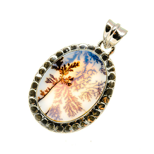Scenic Dendritic Agate Pendants handcrafted by Ana Silver Co - PD7837