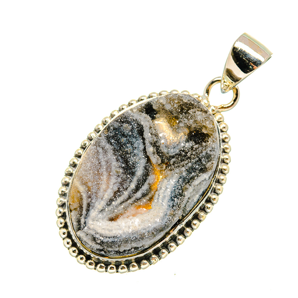 Desert Druzy Pendants handcrafted by Ana Silver Co - PD7845