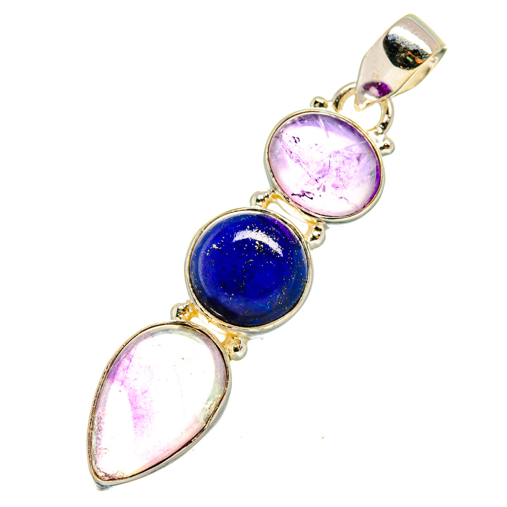 Amethyst Pendants handcrafted by Ana Silver Co - PD7851