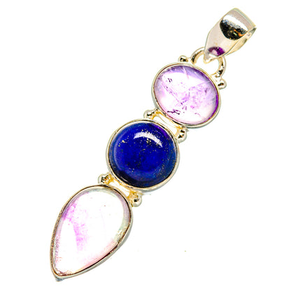 Amethyst Pendants handcrafted by Ana Silver Co - PD7851