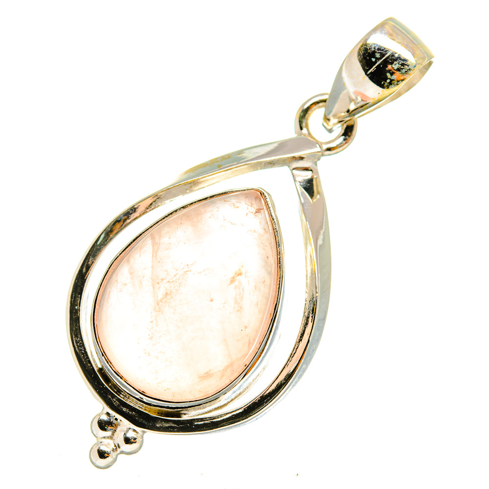 Rose Quartz Pendants handcrafted by Ana Silver Co - PD7859