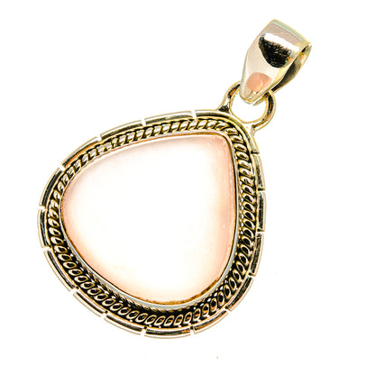 Rose Quartz Pendants handcrafted by Ana Silver Co - PD7861