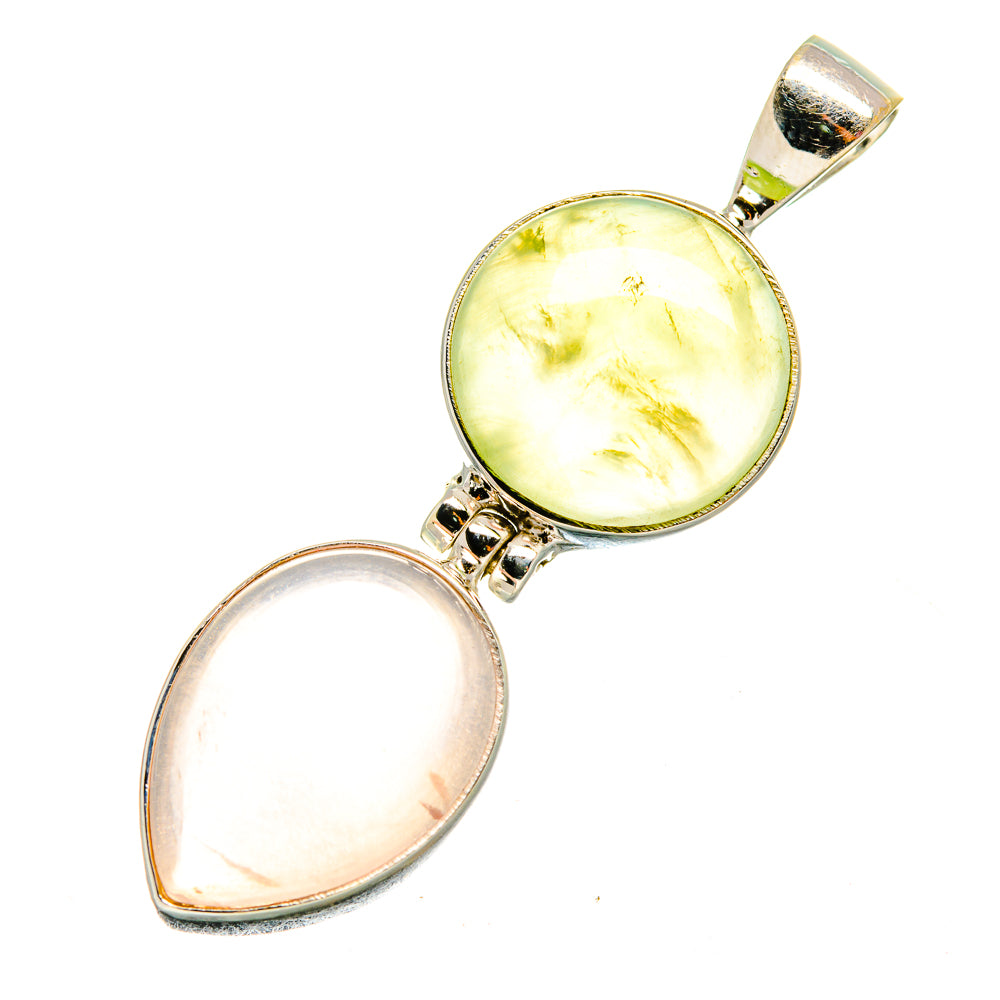 Rose Quartz Pendants handcrafted by Ana Silver Co - PD7868