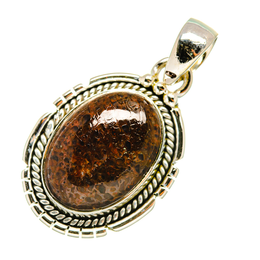 Dinosaur Bone Pendants handcrafted by Ana Silver Co - PD7879