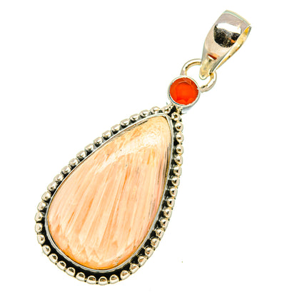 Scolecite Pendants handcrafted by Ana Silver Co - PD7885