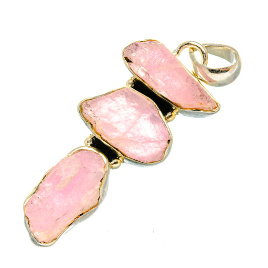 Kunzite Pendants handcrafted by Ana Silver Co - PD7886