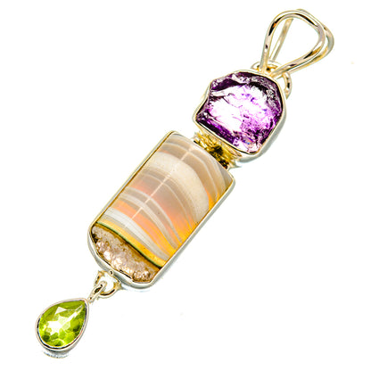 Amethyst Stalactite Pendants handcrafted by Ana Silver Co - PD7903