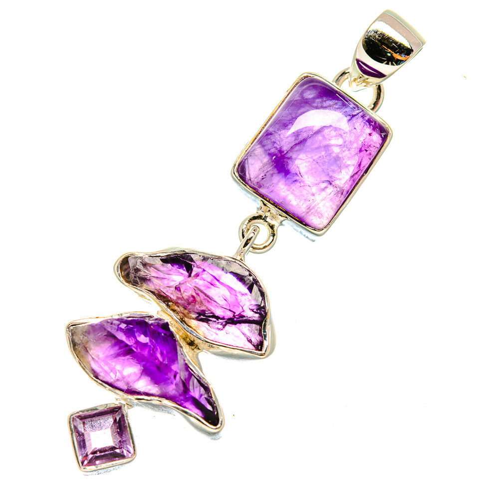 Amethyst Pendants handcrafted by Ana Silver Co - PD7906