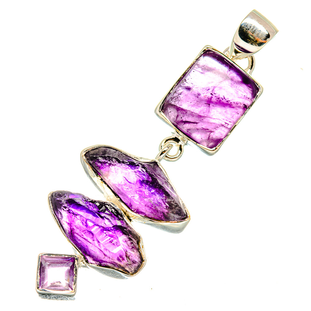Amethyst Pendants handcrafted by Ana Silver Co - PD7908