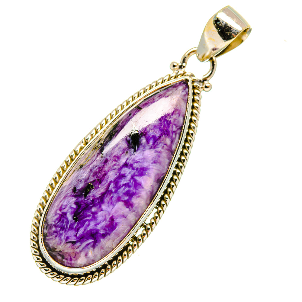 Charoite Pendants handcrafted by Ana Silver Co - PD7910