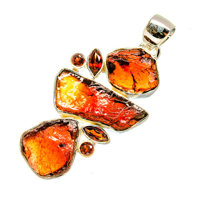 Garnet Pendants handcrafted by Ana Silver Co - PD7911