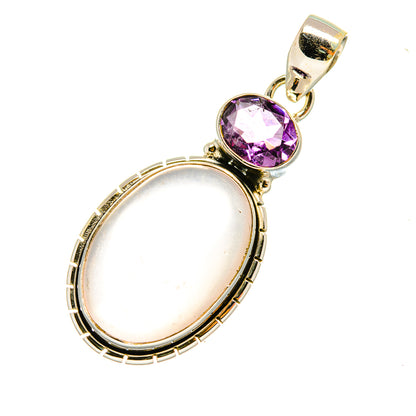 Rose Quartz Pendants handcrafted by Ana Silver Co - PD7913