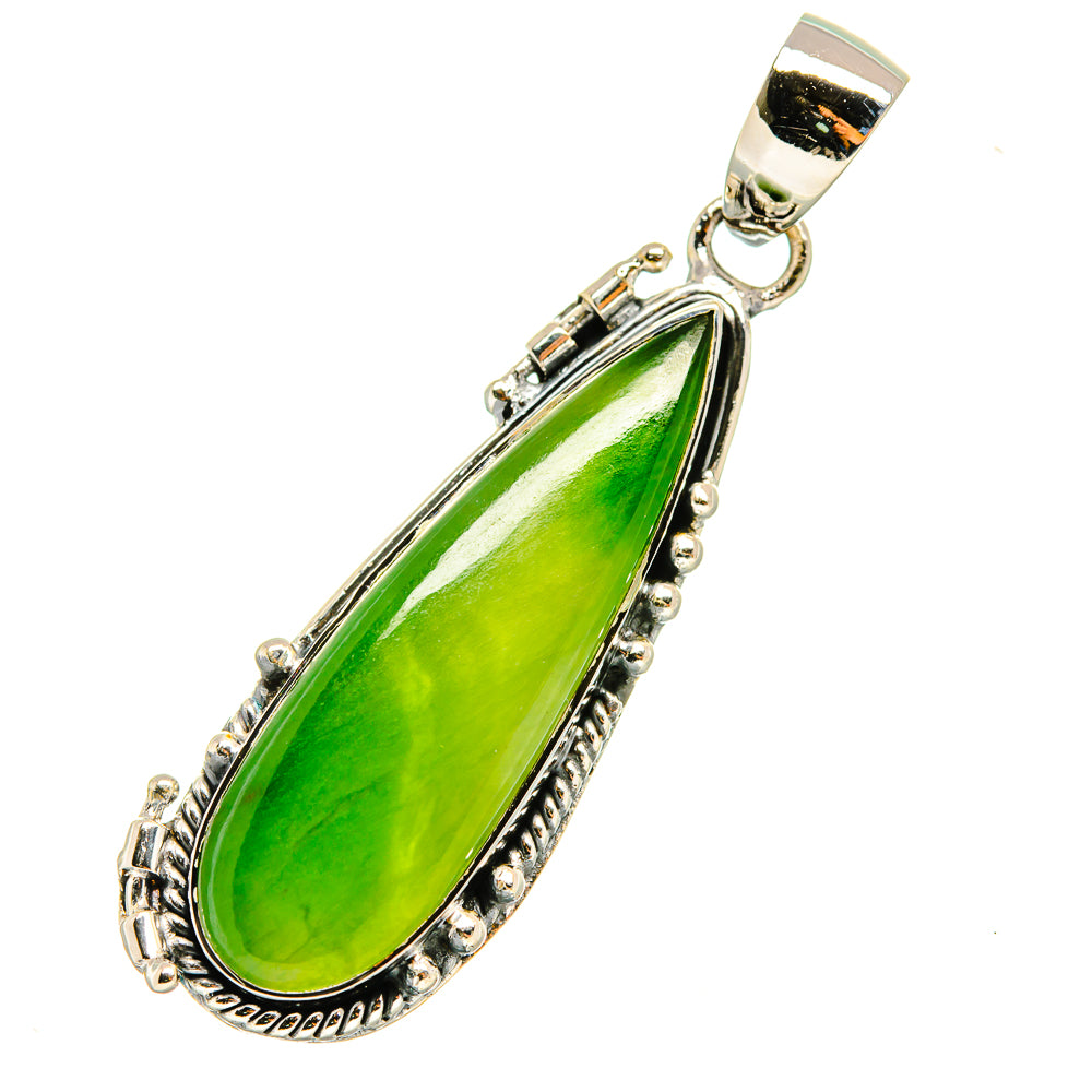 Nephirite Jade Pendants handcrafted by Ana Silver Co - PD7922