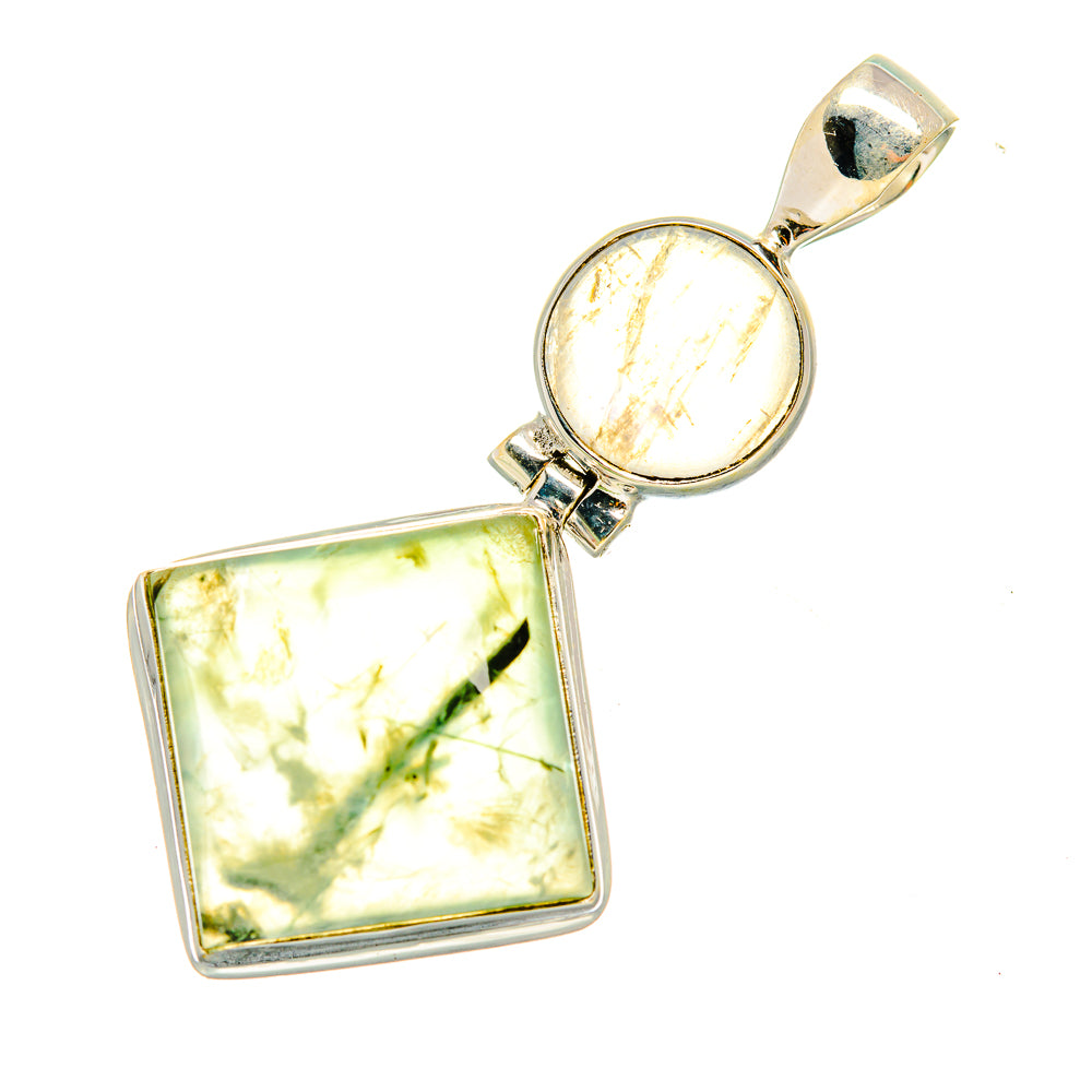 Prehnite Pendants handcrafted by Ana Silver Co - PD7927