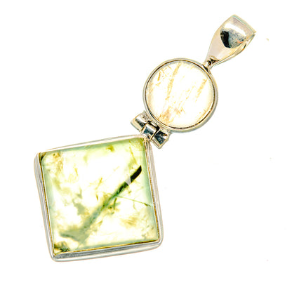 Prehnite Pendants handcrafted by Ana Silver Co - PD7927
