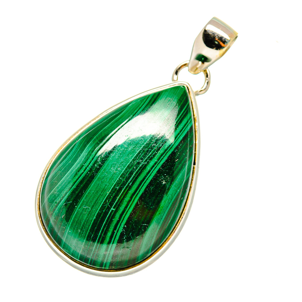 Malachite Pendants handcrafted by Ana Silver Co - PD7929