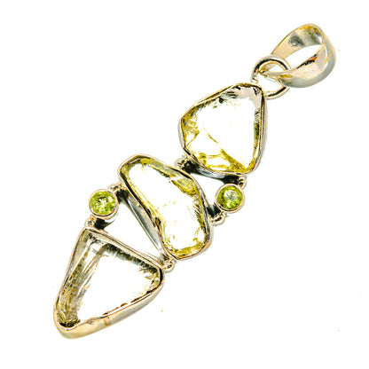 Green Amethyst Pendants handcrafted by Ana Silver Co - PD7932