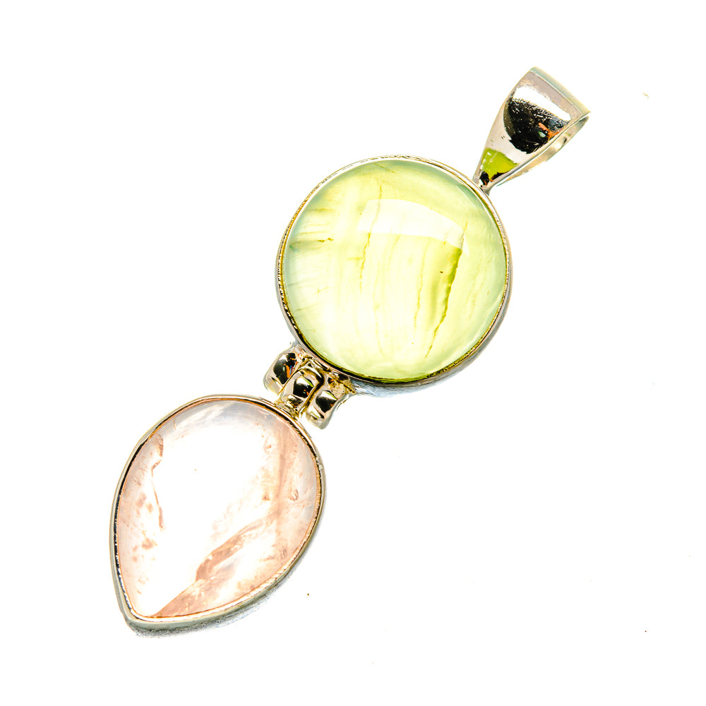 Prehnite Pendants handcrafted by Ana Silver Co - PD7933