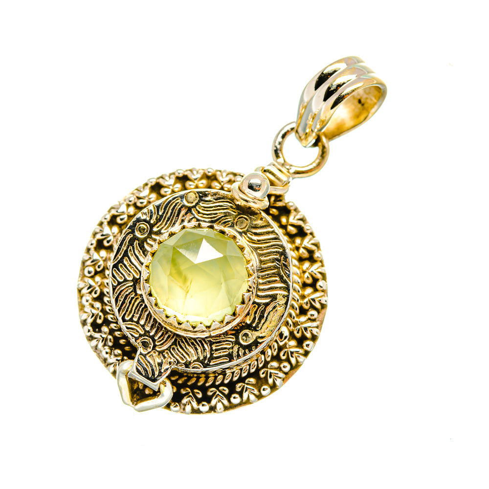 Prehnite Pendants handcrafted by Ana Silver Co - PD7934