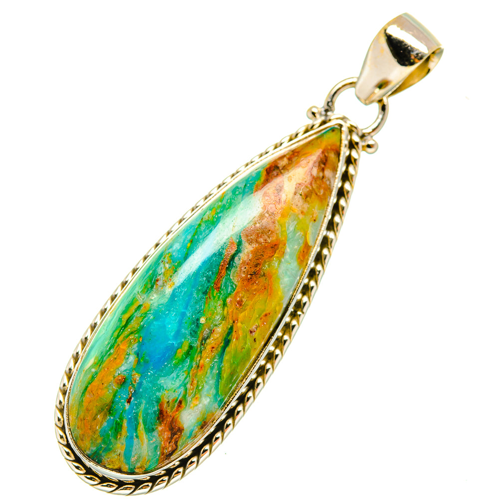Peruvian Opal Pendants handcrafted by Ana Silver Co - PD7941