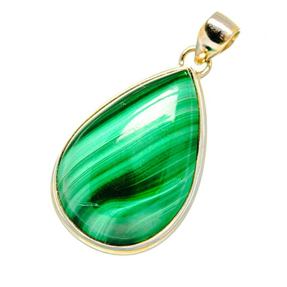 Malachite Pendants handcrafted by Ana Silver Co - PD7942