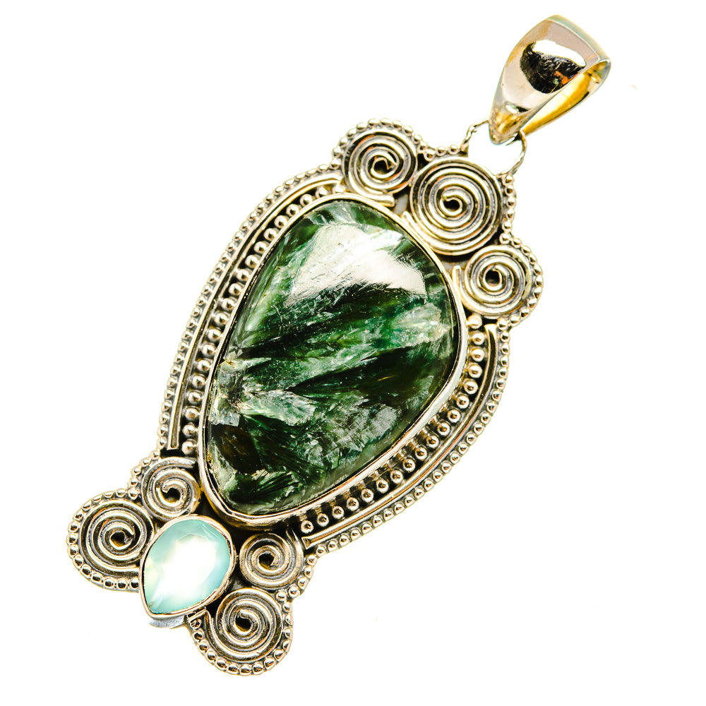 Seraphinite Pendants handcrafted by Ana Silver Co - PD7946