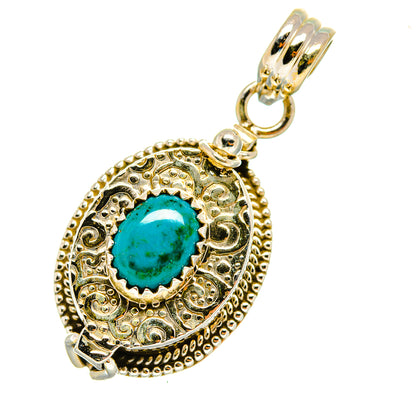 Arizona Turquoise Pendants handcrafted by Ana Silver Co - PD7949