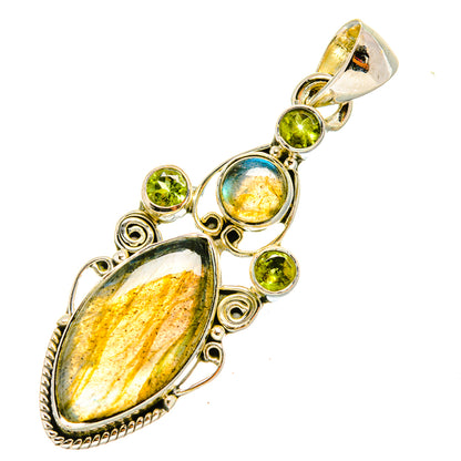 Labradorite Pendants handcrafted by Ana Silver Co - PD7954