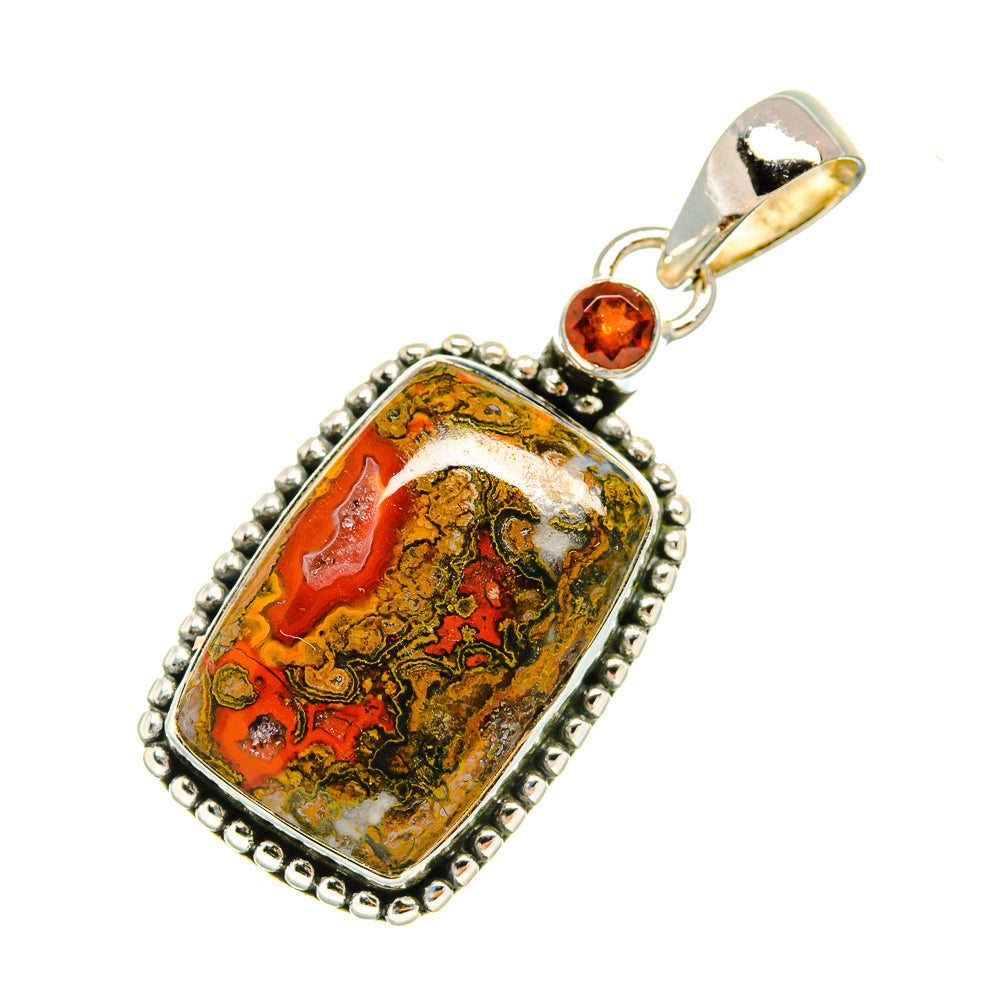 Moroccan Agate Pendants handcrafted by Ana Silver Co - PD7955