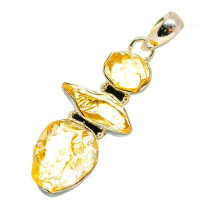 Citrine Pendants handcrafted by Ana Silver Co - PD7956