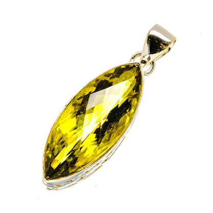 Olive Quartz Pendants handcrafted by Ana Silver Co - PD7957