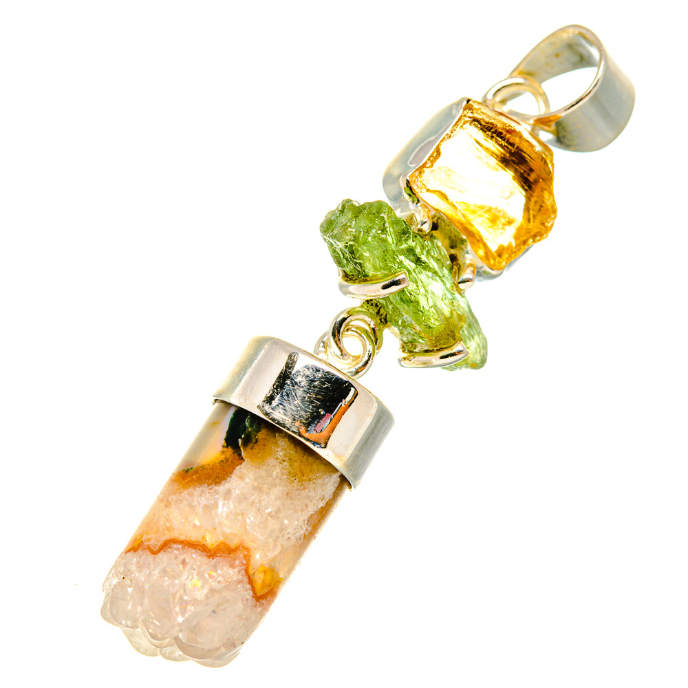 Amethyst Stalactite Pendants handcrafted by Ana Silver Co - PD7971