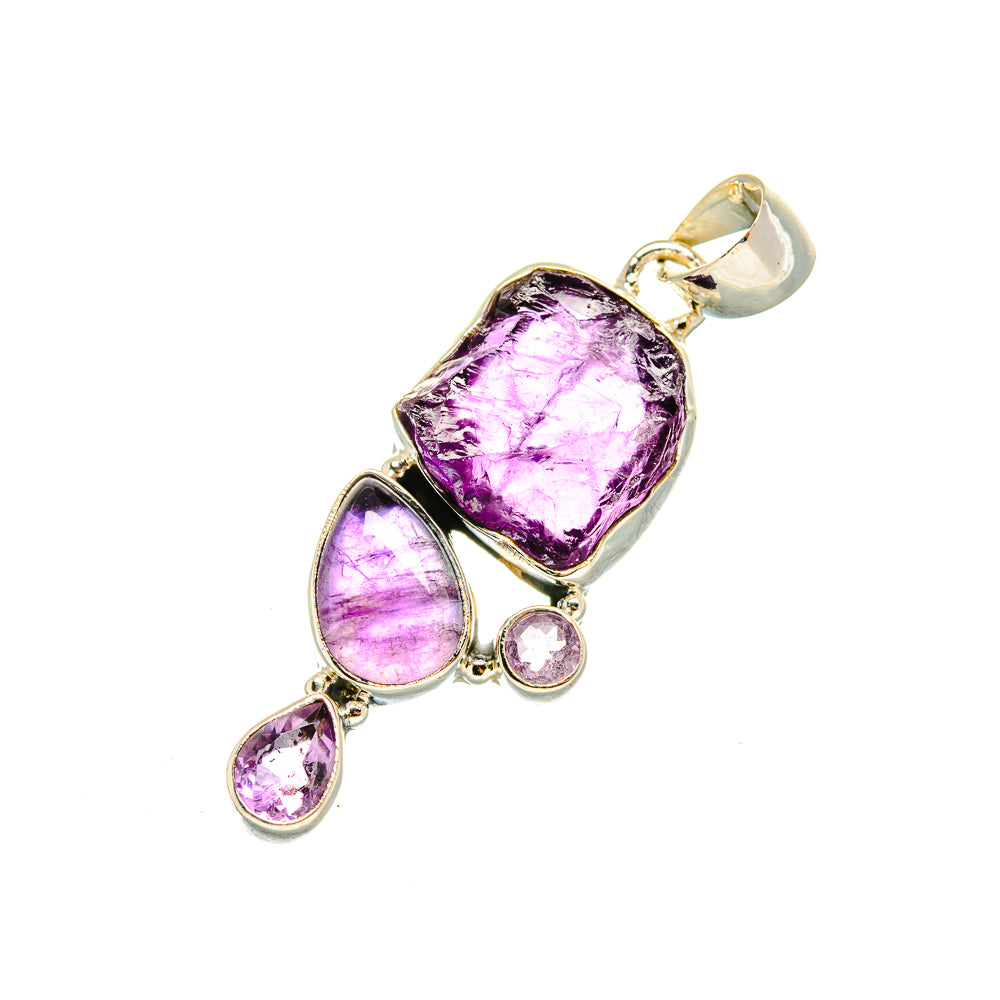 Amethyst Pendants handcrafted by Ana Silver Co - PD8015