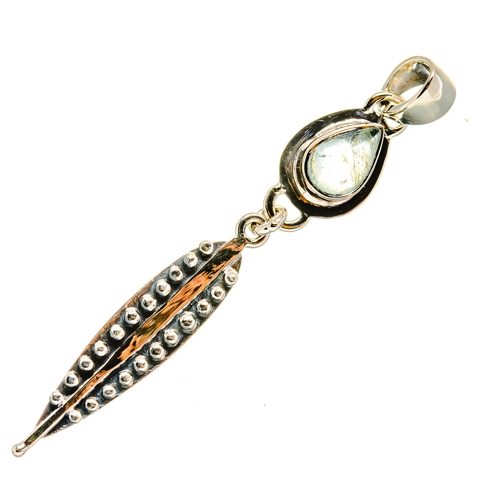 Aquamarine Pendants handcrafted by Ana Silver Co - PD8032