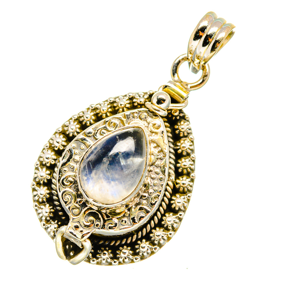 Rainbow Moonstone Pendants handcrafted by Ana Silver Co - PD8045