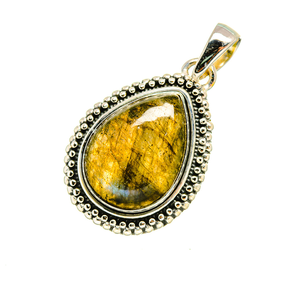 Labradorite Pendants handcrafted by Ana Silver Co - PD8053 - Photo 2