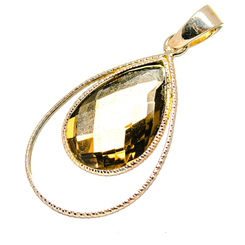 Smoky Quartz Pendants handcrafted by Ana Silver Co - PD8054