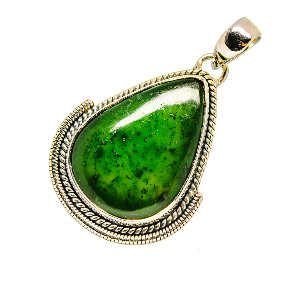 Nephirite Jade Pendants handcrafted by Ana Silver Co - PD8059