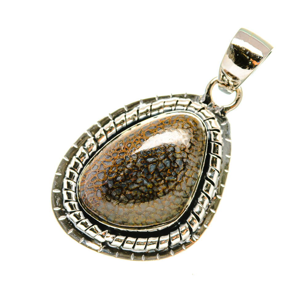 Dinosaur Bone Pendants handcrafted by Ana Silver Co - PD8064