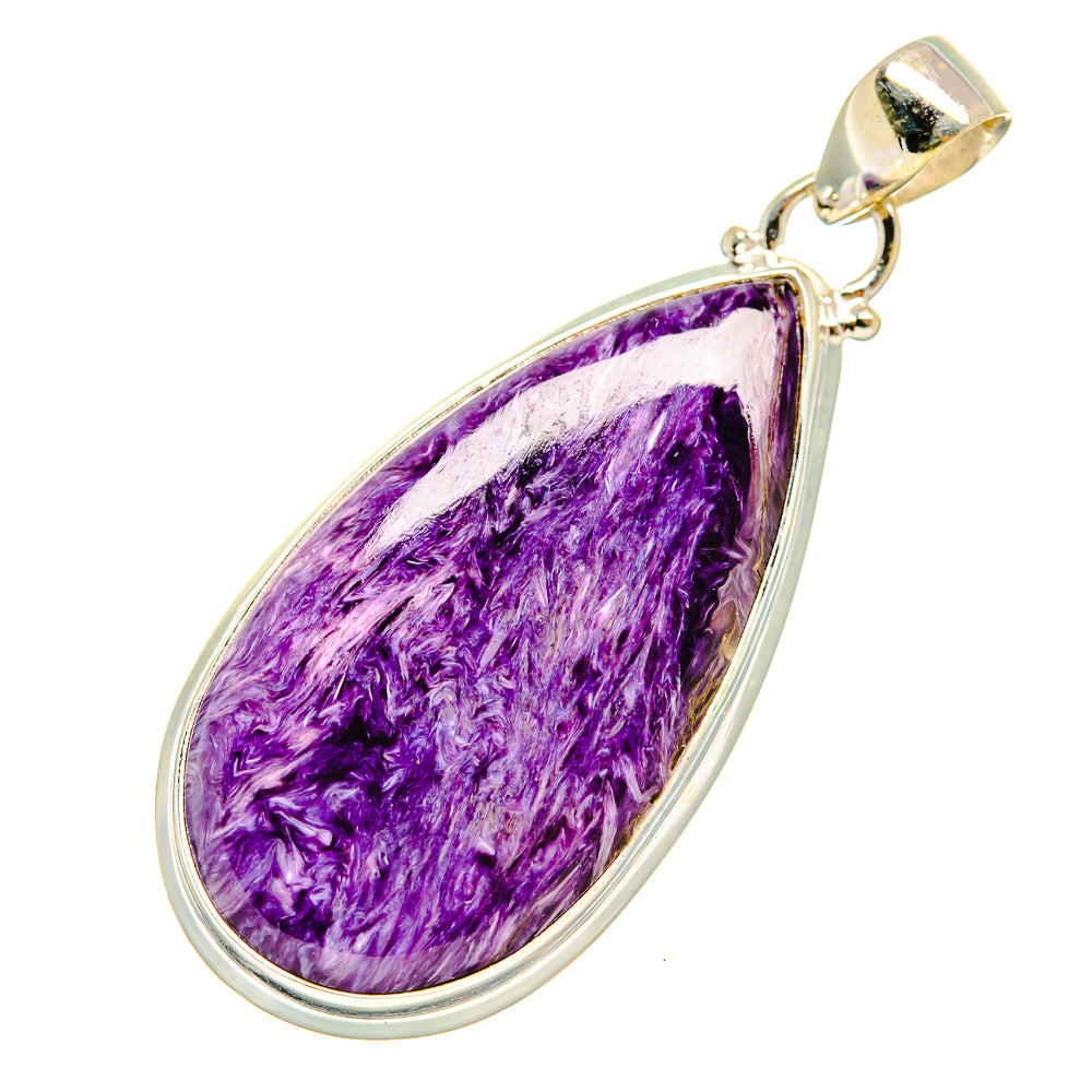 Charoite Pendants handcrafted by Ana Silver Co - PD8068