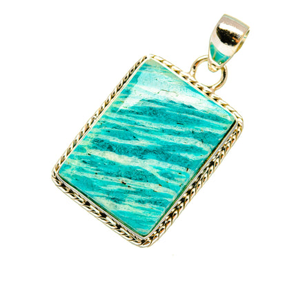 Amazonite Pendants handcrafted by Ana Silver Co - PD8073